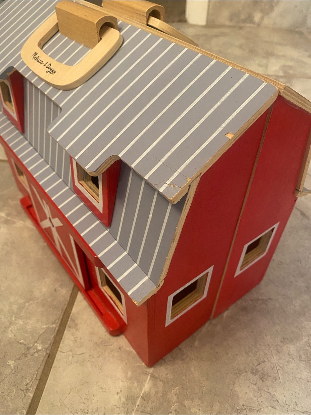 Melissa & Doug Red Wooden Barn Playset - Picture 6 of 6